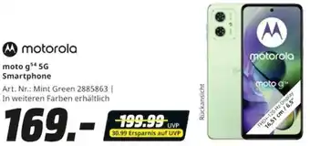 MediaMarkt motorola moto g54 5G Smartphone Angebot