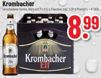 trinkgut Krombacher 11x0,5 L Flaschen Angebot