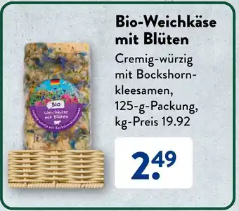 Aldi Süd Blo Weichkäse mit Blüten 125 g Packung Angebot