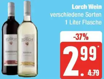 Edeka Lorch Wein 1 Liter Flasche Angebot