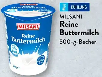 Aldi Süd MILSANI Reine Buttermilch 500 g Becher Angebot