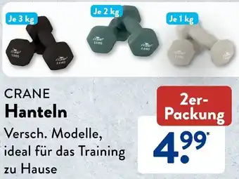 Aldi Süd CRANE Hanteln 2er-Packung Angebot