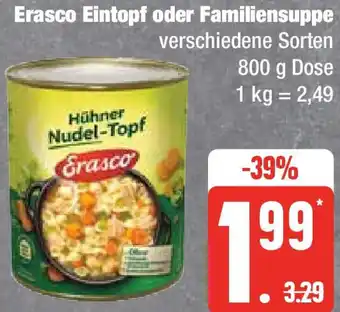 Edeka Erasco Eintopf oder Familiensuppe 800 g Dose Angebot