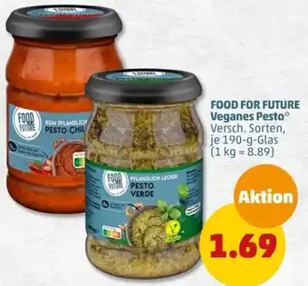 PENNY FOOD FOR FUTURE Veganes Pesto 190 g Glas Angebot