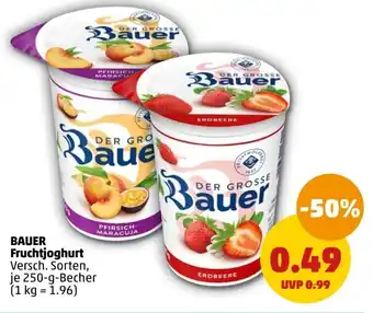 PENNY BAUER Fruchtjoghurt 250-g-Becher Angebot