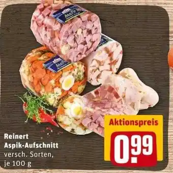 REWE City Reinert Aspik Aufschnitt 100g Angebot