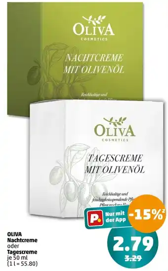 PENNY OLIVA Nachtcreme oder Tagescreme 50 ml Angebot