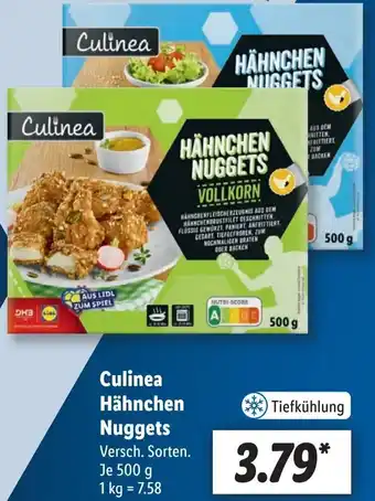 Lidl Culinea Hähnchen Nuggets 500 g Angebot