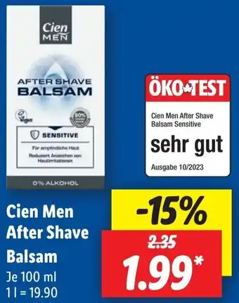 Lidl Cien Men After Shave Balsam 100 ml Angebot