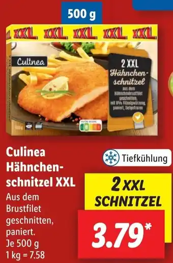 Lidl Culinea Hähnchenschnitzel XXL 500 g Angebot