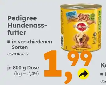 Globus Baumarkt Pedigree Hundenassfutter 800g Angebot