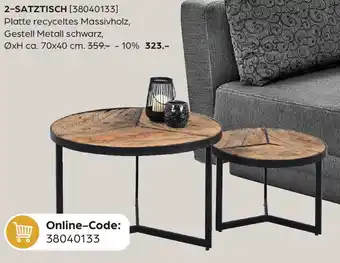 Möbel Buss 2-SATZTISCH Angebot