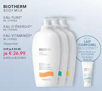 Douglas BIOTHERM BODY MILK 400ml Angebot