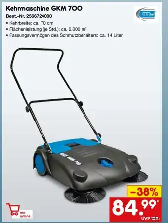 Netto Marken-Discount Güde Kehrmaschine GKM 700 Angebot