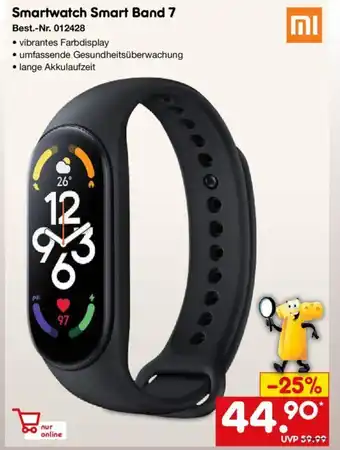 Netto Marken-Discount Mi Smartwatch Smart Band 7 Angebot