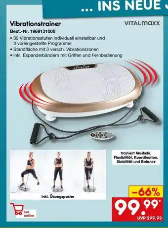 Netto Marken-Discount VITALMaxx Vibrationstrainer Angebot