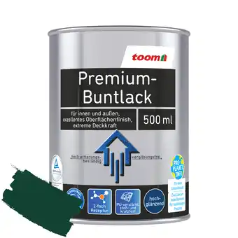 toom Baumarkt Toom premium-buntlack moosgrün glänzend 500 ml Angebot