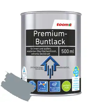 toom Baumarkt Toom premium-buntlack silbergrau seidenmatt 500 ml Angebot