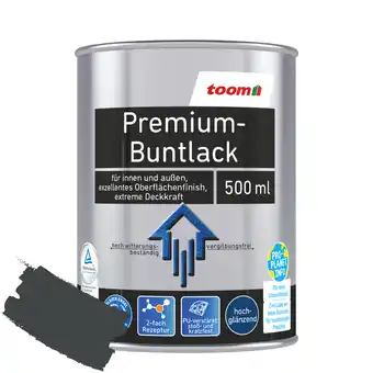 toom Baumarkt Toom premium-buntlack grau glänzend 500 ml Angebot