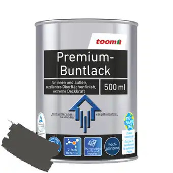 toom Baumarkt Toom premium-buntlack silberfarben glänzend 500 ml Angebot