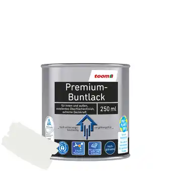 toom Baumarkt Toom premium-buntlack signalweiß glänzend 250 ml Angebot