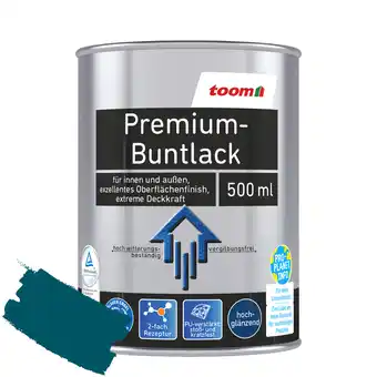 toom Baumarkt Toom premium-buntlack petrolfarben glänzend 500 ml Angebot