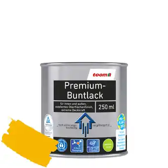 toom Baumarkt Toom premium-buntlack rapsgelb seidenmatt 250 ml Angebot