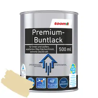 toom Baumarkt Toom premium-buntlack elfenbeinfarben glänzend 500 ml Angebot