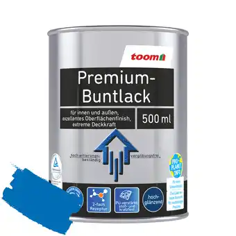 toom Baumarkt Toom premium-buntlack pazifikblau glänzend 500 ml Angebot