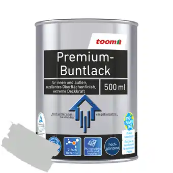 toom Baumarkt Toom premium-buntlack lichtgrau glänzend 500 ml Angebot