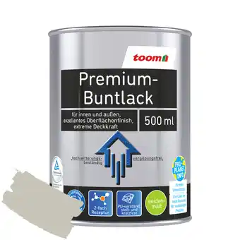 toom Baumarkt Toom premium-buntlack taupe seidenmatt 500 ml Angebot