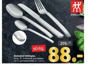 Zurbrüggen Zwilling besteckset wellington Angebot