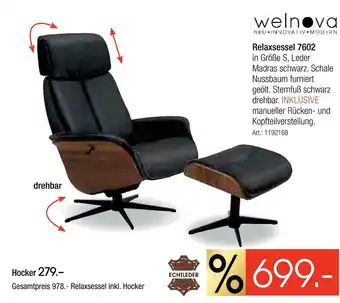 Zurbrüggen Welnova relaxsessel Angebot