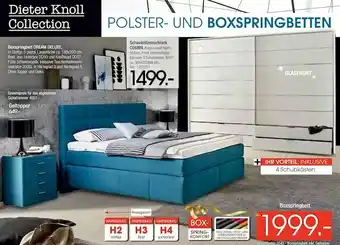 Zurbrüggen Dieter knoll collection boxspringbett dream deluxe oder schwebetürenschrank cosima Angebot