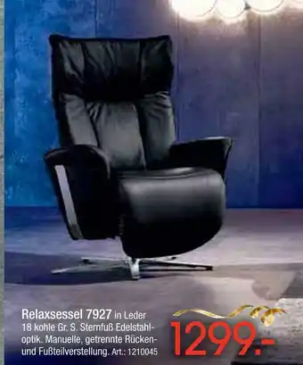 Zurbrüggen Relaxsessel 7927 Angebot