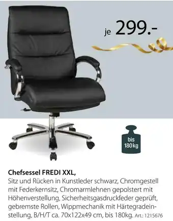Zurbrüggen Venda chefsessel fredi xxl Angebot