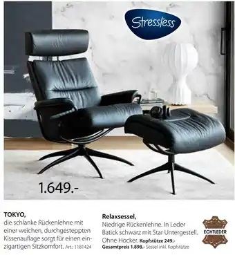 Zurbrüggen Stressless relaxsessel tokyo Angebot