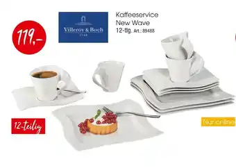 Zurbrüggen Villeroy & boch kaffeeservice new wave Angebot