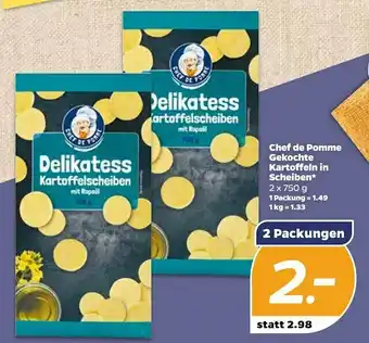 NETTO Chef de pomme gekochte kartoffeln in scheiben Angebot