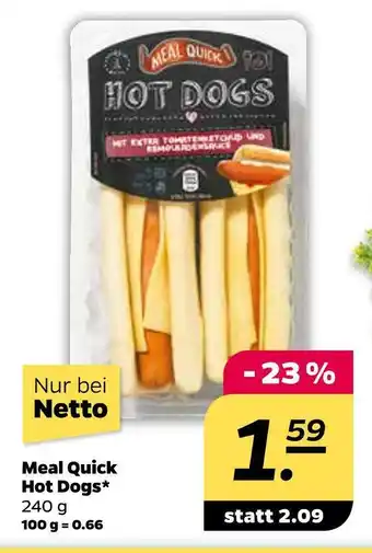NETTO Meal quick hot dogs Angebot