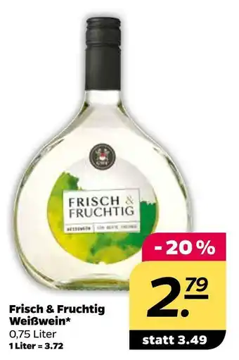 NETTO Frisch & fruchtig weißwein Angebot