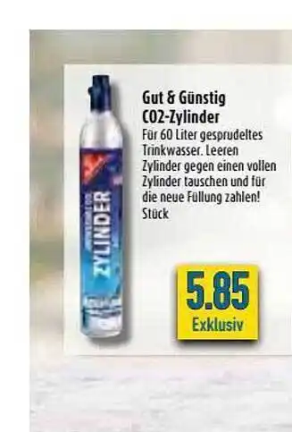 diska Gut & Günstig C02 Zylinder Angebot