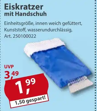 Sonderpreis Baumarkt Eiskratzer mit Handschuh Angebot