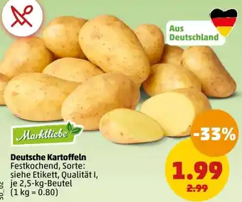 PENNY Deutsche Kartoffeln 2,5 kg Beutel Angebot