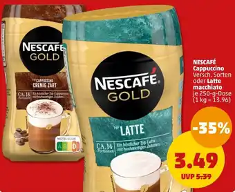 PENNY NESCAFÉ Cappuccino oder Latte macchiato 250 g Dose Angebot