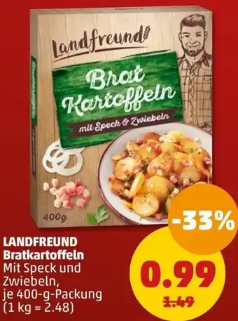 PENNY LANDFREUND Bratkartoffeln 400 g Packung Angebot