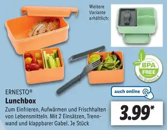 Lidl ERNESTO Lunchbox Angebot