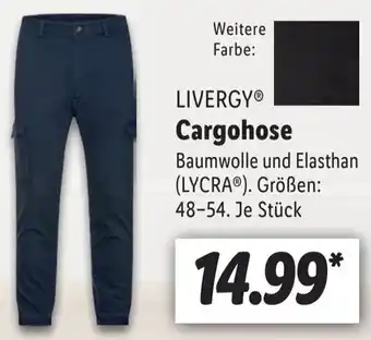 Lidl LIVERGY Cargohose Angebot