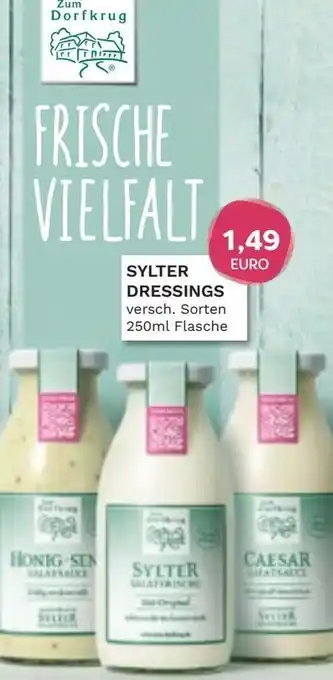 Edeka Niemerszein SYLTER DRESSINGS 250 ml Flasche Angebot