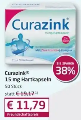 Sabelus XXL Curazink 15 mg Hartkapseln 50 Stück Angebot